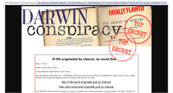 Desktop Screenshot of darwinconspiracy.com